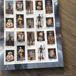 Star Wars Collectible Stamp Sheet